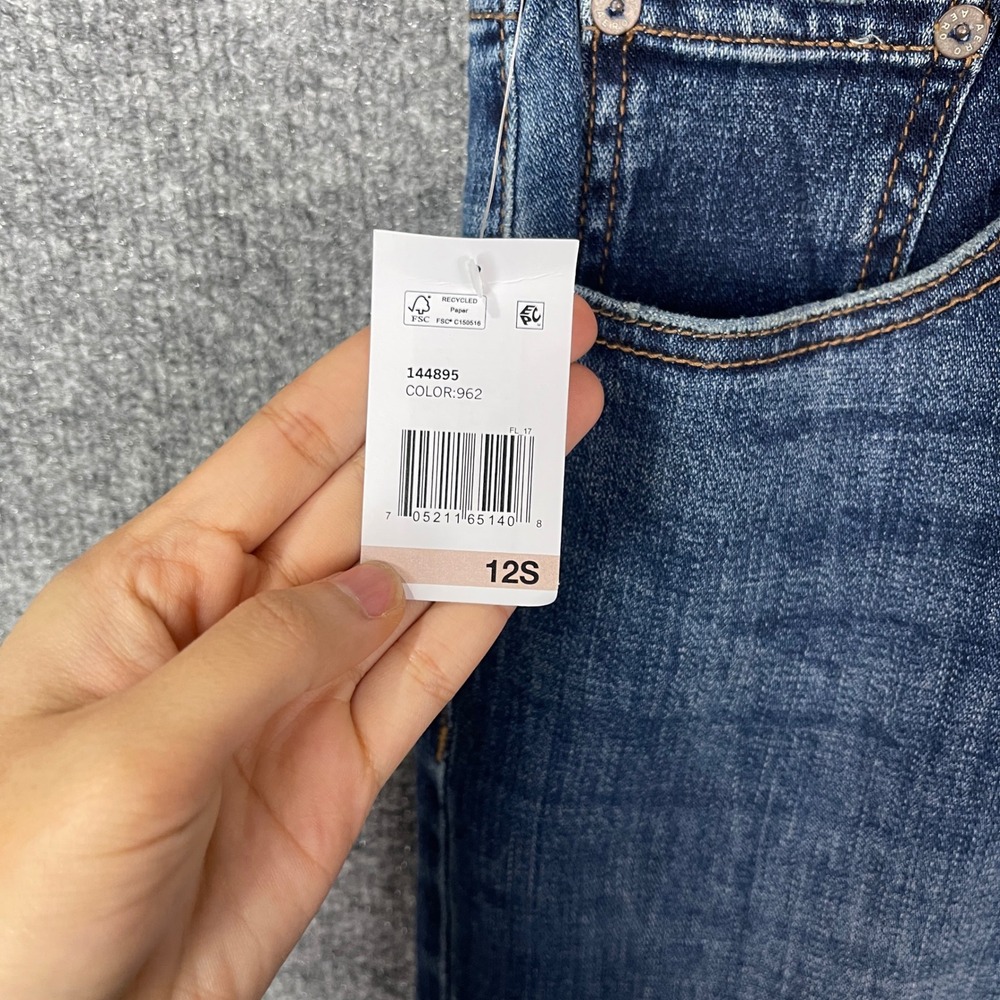 NEW AEROPOSTALE High Rise‎ Flare Jeans Medium Wash Denim Size 12S - Picture 8 of 10